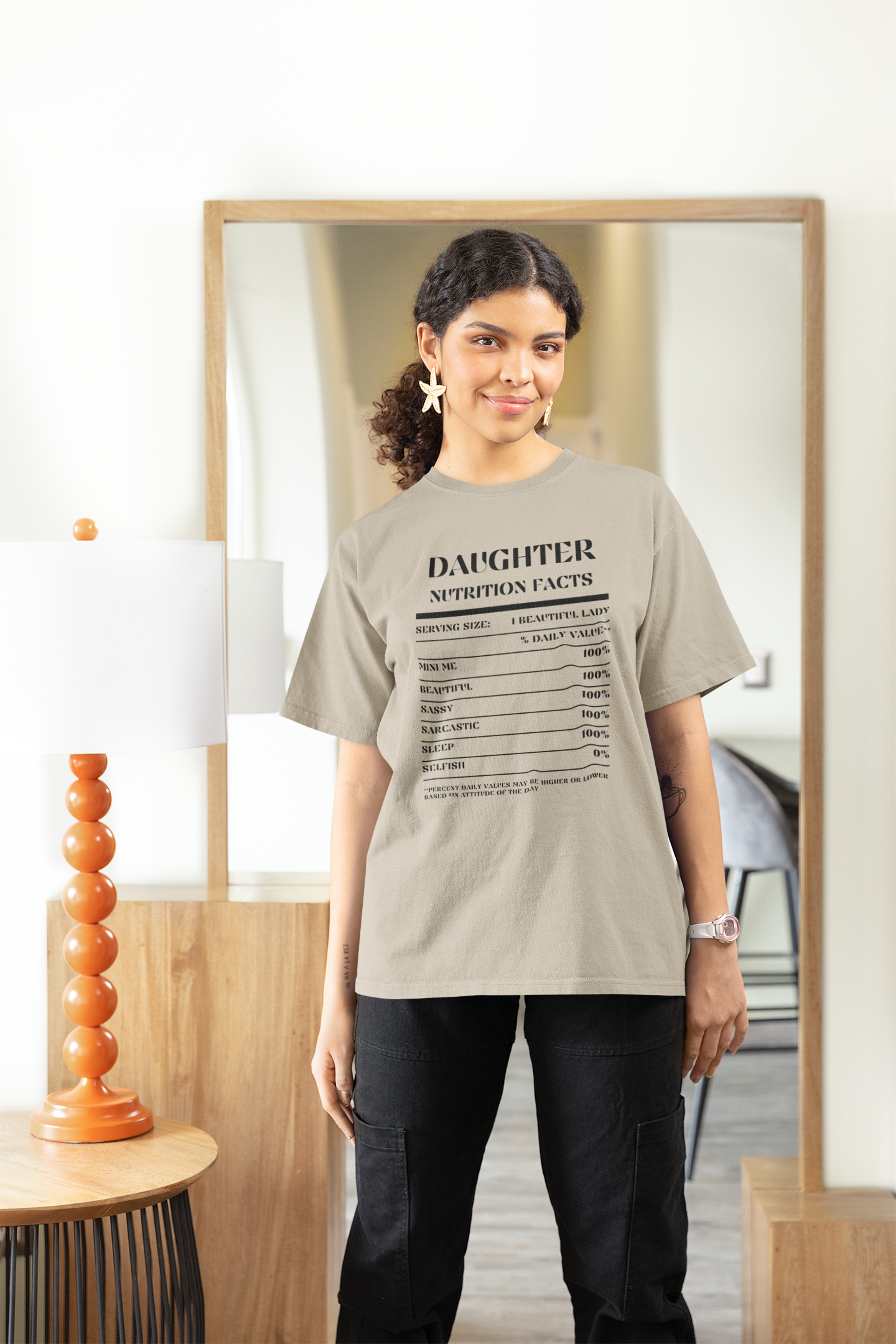 Nutrition Facts T-Shirt SS - Daughter - Black