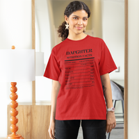 Nutrition Facts T-Shirt SS - Daughter - Black