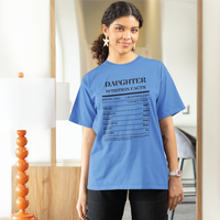 Nutrition Facts T-Shirt SS - Daughter - Black