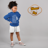 Lord's Prayer Youth Crewneck Sweatshirt - White