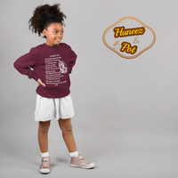Lord's Prayer Youth Crewneck Sweatshirt - White