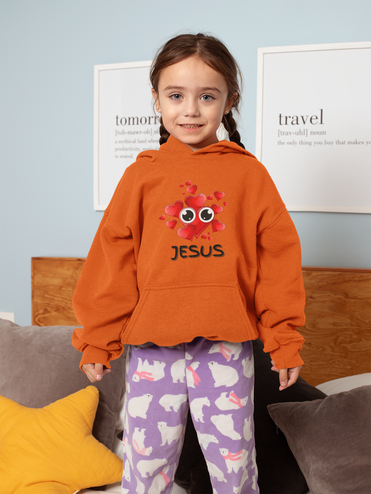 Eye Love Jesus Youth Hoodie