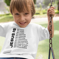 Jesus Is Toddler Short Sleeve - Black