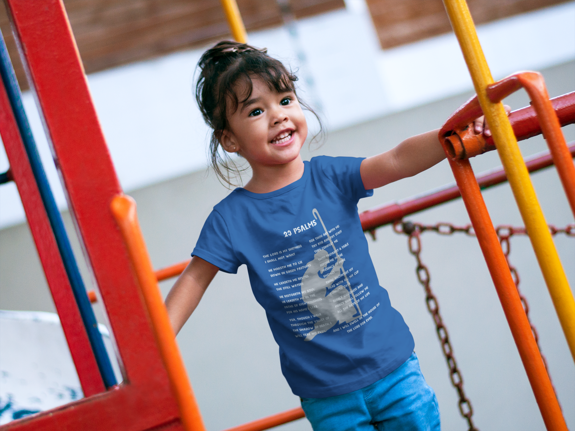 23 Psalms Toddler Short Sleeve - White