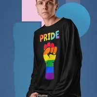 Rainbow Pride Fist Long Sleeve Shirt