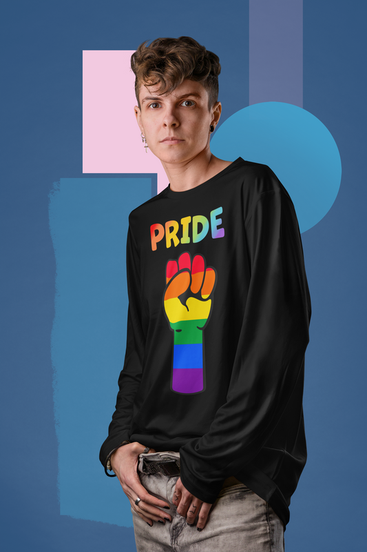 Rainbow Pride Fist Long Sleeve Shirt