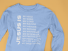 Load image into Gallery viewer, Jesus Is Long Sleeve Shirt - White