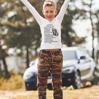 Lord's Prayer Youth Long Sleeve - Black
