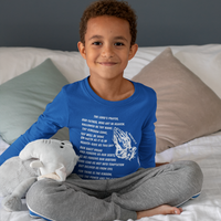 Lord's Prayer Youth Long Sleeve - White