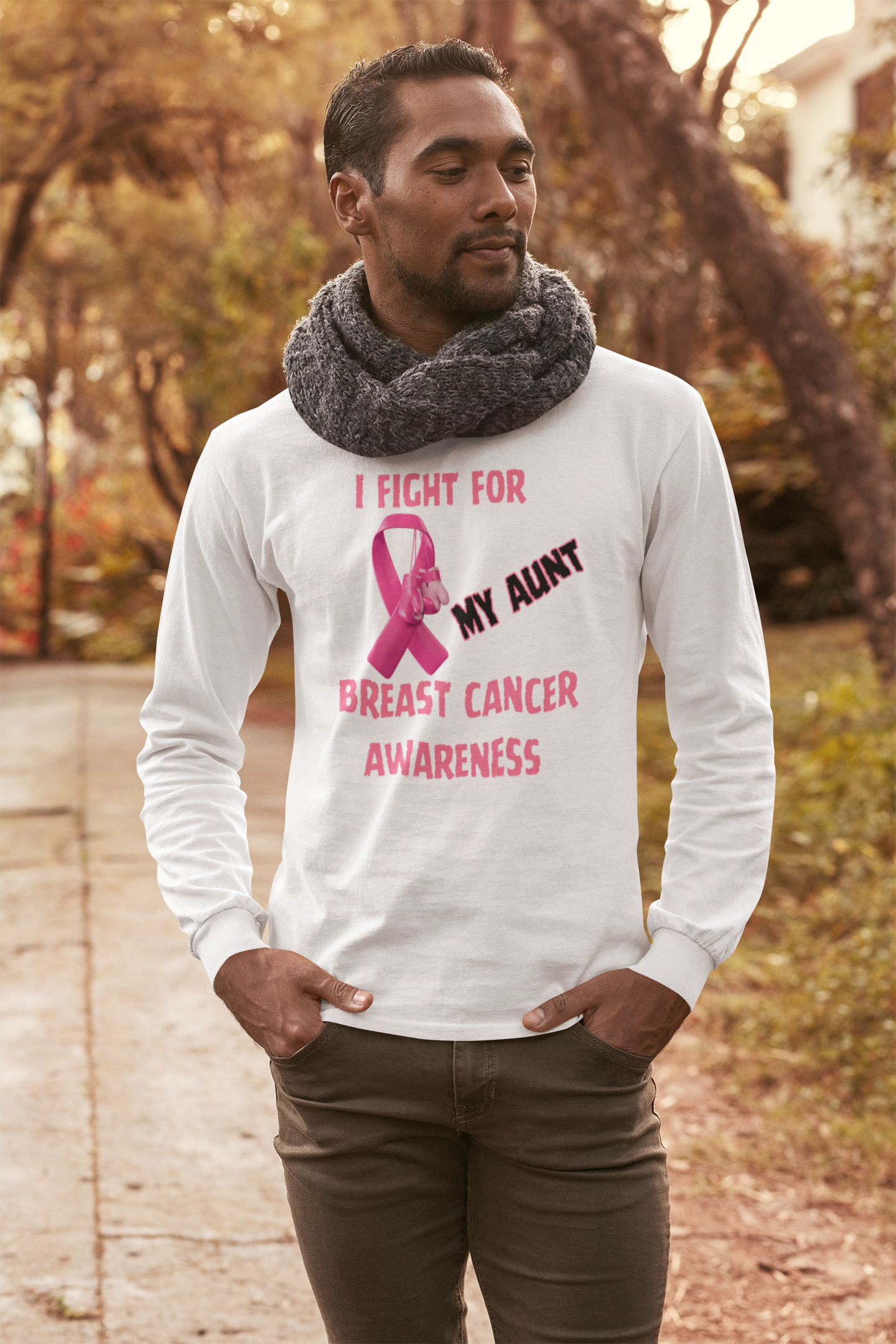 I Fight For Aunt Long Sleeve Shirt