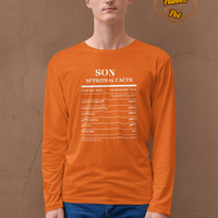 Nutrition Facts T-Shirt LS - Son - White
