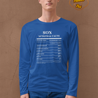 Nutrition Facts T-Shirt LS - Son - White