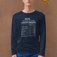 Nutrition Facts T-Shirt LS - Son - White