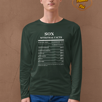Nutrition Facts T-Shirt LS - Son - White