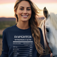 Nutrition Facts T-Shirt LS - Daughter - White