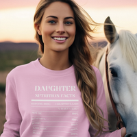 Nutrition Facts T-Shirt LS - Daughter - White