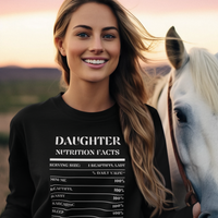 Nutrition Facts T-Shirt LS - Daughter - White