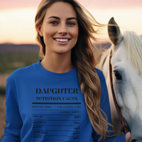 Nutrition Facts T-Shirt LS - Daughter - Black