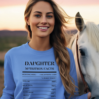 Nutrition Facts T-Shirt LS - Daughter - Black