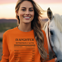 Nutrition Facts T-Shirt LS - Daughter - Black