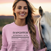 Nutrition Facts T-Shirt LS - Daughter - Black