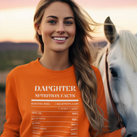 Nutrition Facts T-Shirt LS - Daughter - White
