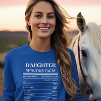 Nutrition Facts T-Shirt LS - Daughter - White