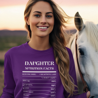 Nutrition Facts T-Shirt LS - Daughter - White