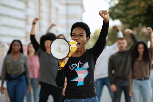 Trans Fist Long Sleeve Shirt