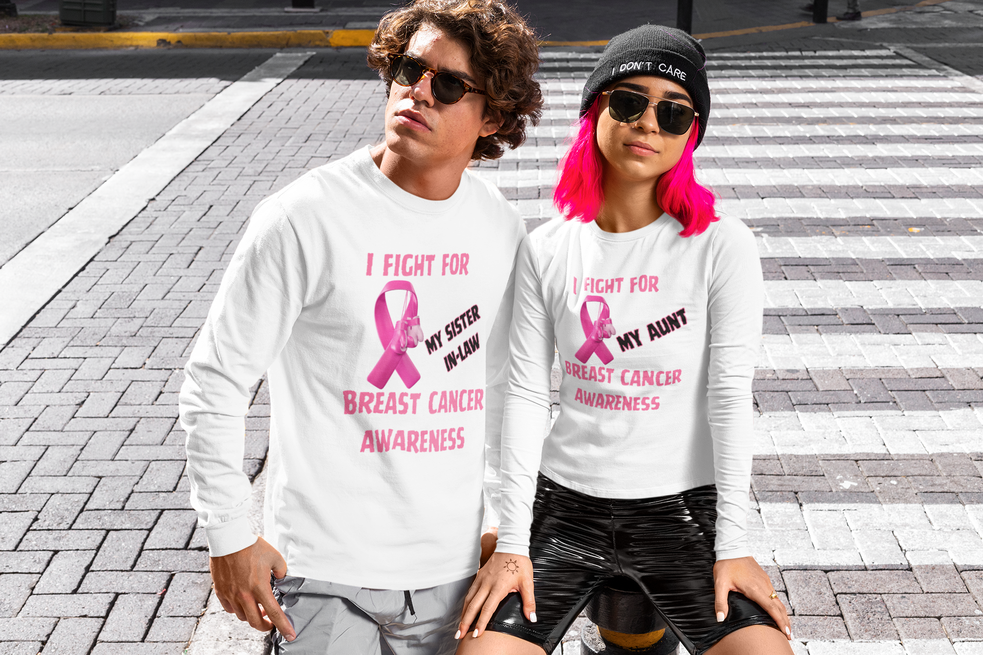 I Fight For Aunt Long Sleeve Shirt