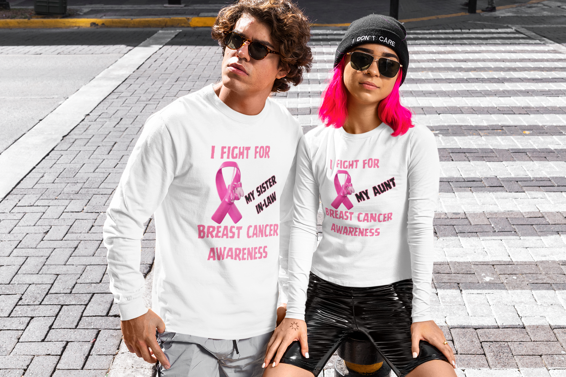 I Fight For Sister in Law Long Sleeve Shirt