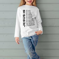Jesus Is Youth Long Sleeve - Black