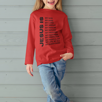 Jesus Is Youth Long Sleeve - Black