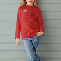 The 10 Commandments Youth Long Sleeve - Black
