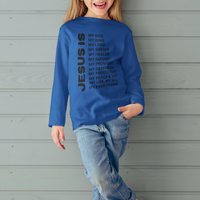 Jesus Is Youth Long Sleeve - Black