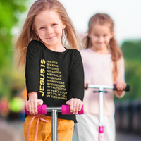 Jesus Is Youth Long Sleeve - Gold