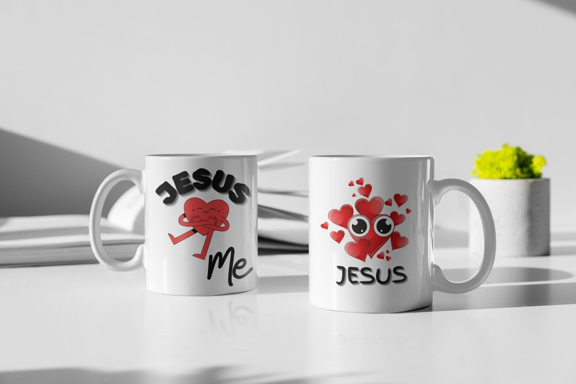 Jesus Loves Me White Mug
