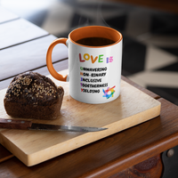 Love Is Unity Accent Mug