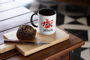 Eye Love Jesus Accent Mug