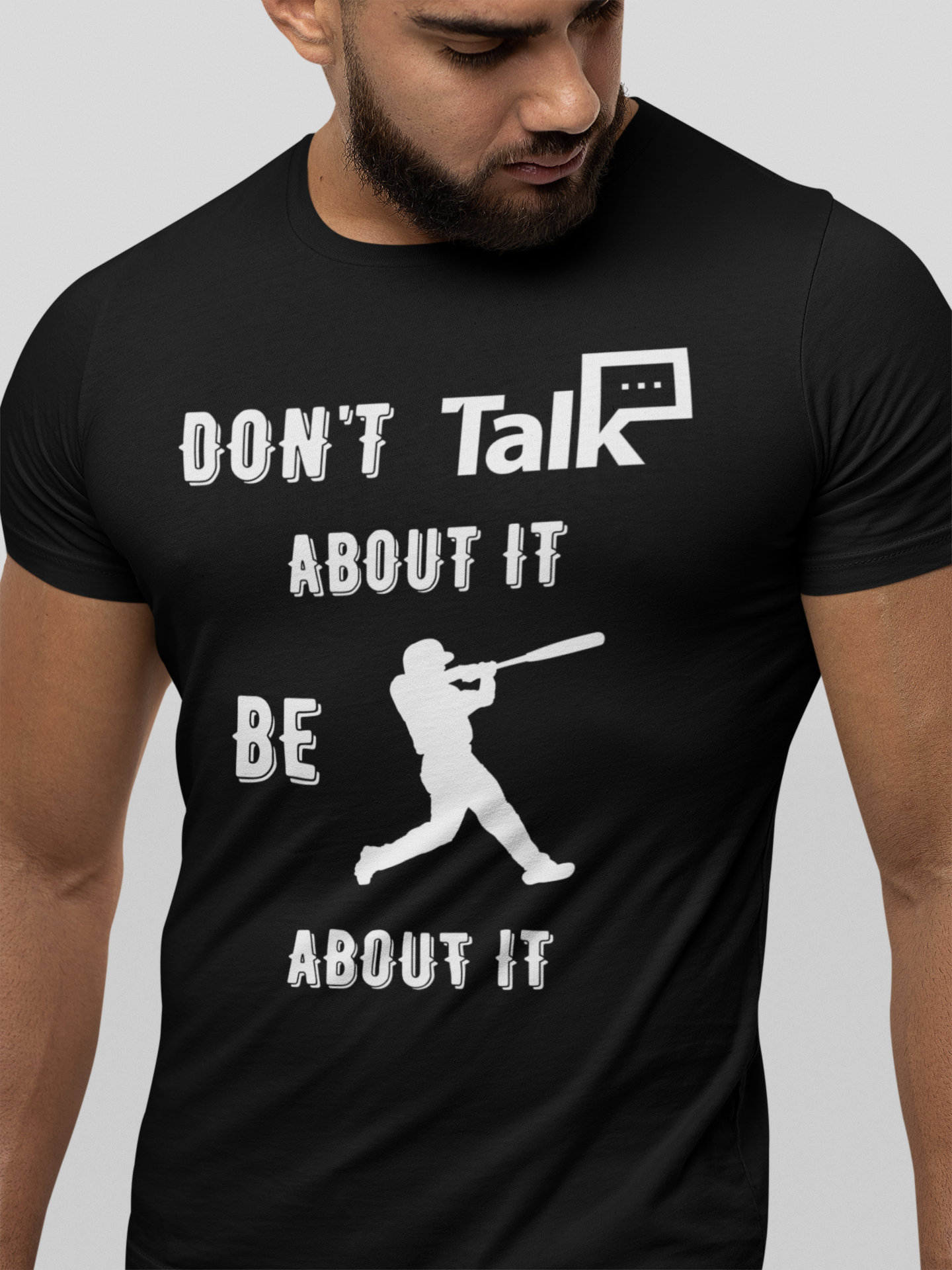 Don't Talk About It - Baseball Short Sleeve Shirt