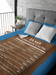 Nutrition Facts Dad Cozy Plush Fleece Blanket - White