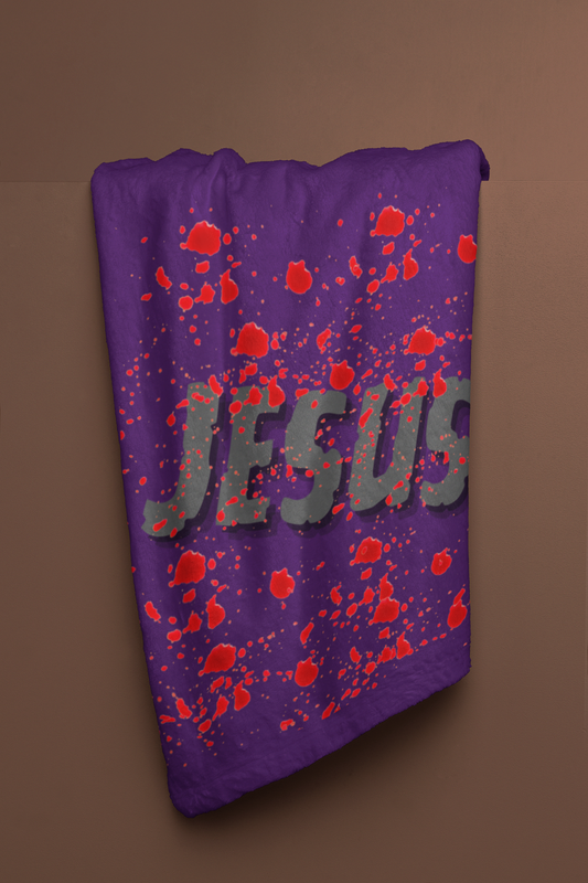 Blood of Jesus Cozy Plush Fleece Blanket