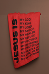 Jesus Is Cozy Plush Fleece Blanket - Black