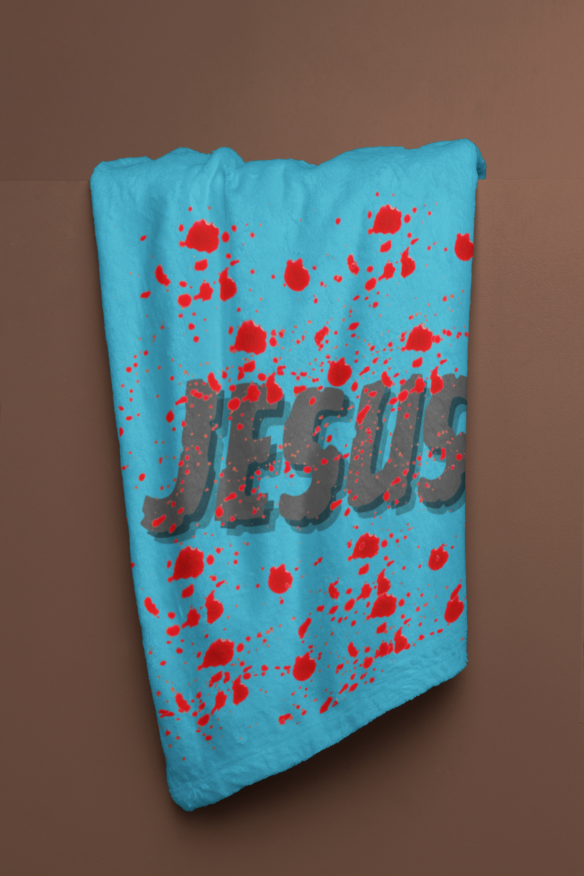 Blood of Jesus Cozy Plush Fleece Blanket