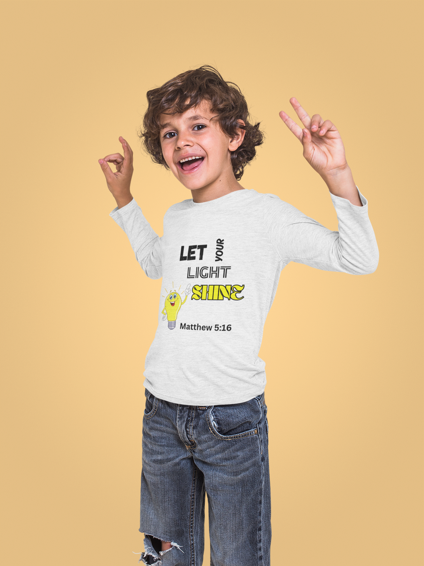 Let Your Light Shine Youth Long Sleeve