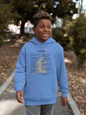 23 Psalms Youth Hoodie - Black