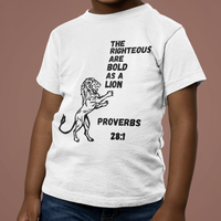 Bold as a Lion Toddler Short Sleeve