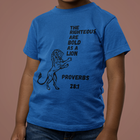 Bold as a Lion Toddler Short Sleeve