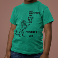 Bold as a Lion Toddler Short Sleeve
