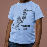 Bold as a Lion Toddler Short Sleeve